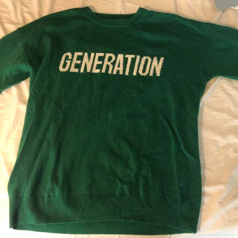 Sandro Graphic Sweater